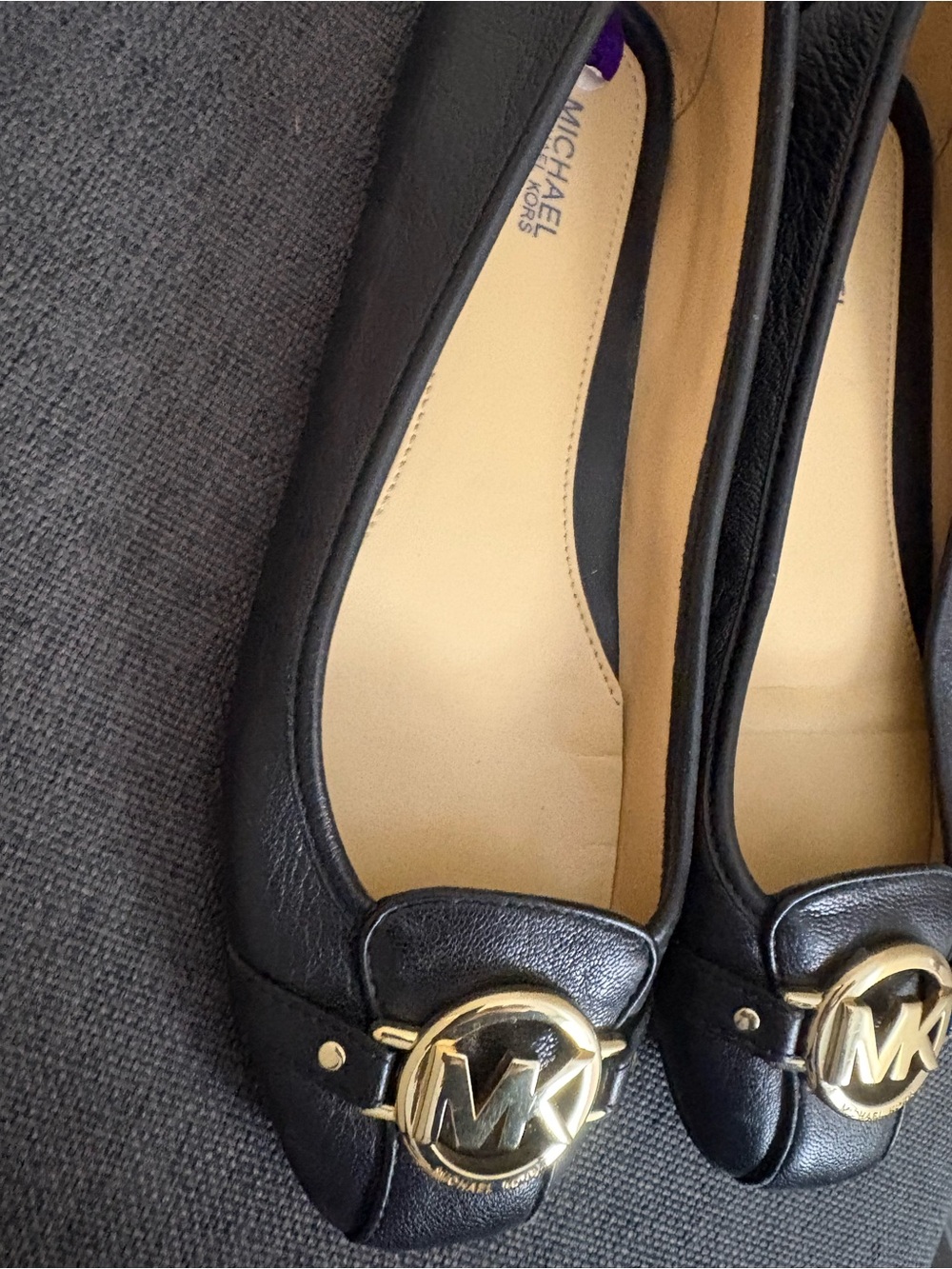 Women’s Michael Kors Black Flats Size 8.5 - Picture 4 of 8